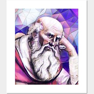 St. Jerome Pink Portrait | St. Jerome Artwork 8 Posters and Art